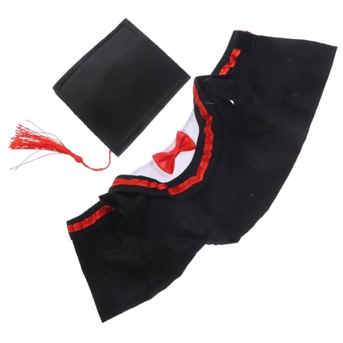 HONITANO 1 Satz Puppen-Abschlusskleid Kappe Mini-Mütze und Kleid Babypuppe ausgestopft Plüsch Puppen Kleidung für puppenkleidung Puppendekor Abschlusskleidung Abschlusspuppenzubehör Stoff HONITANO 1 Satz Puppen-Abschlusskleid Kappe Mini-Mütze und Kleid Babypuppe ausgestopft Plüsch Puppen Kleidung für puppenkleidung Puppendekor Abschlusskleidung Abschlusspuppenzubehör Stoff von HONITANO