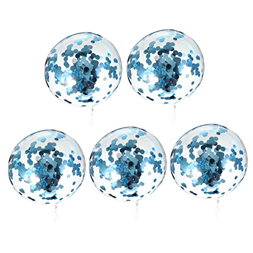 HONITANO 1 Satz Sequin Balloons Transparente Bobo Ballons mit Glitzer für Hochzeit und Partydekoration Wiederverwendbar für Festliche Anlässe von HONITANO
