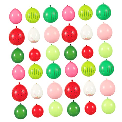 HONITANO 1 Satz Wassermelonen-latexballon Wassermelonen- Partydekorationen Ballon-kits Im Hawaii-stil Party-dekorationsballons Partyballons Dekorativer Luftballon Latexballons Emulsion von HONITANO