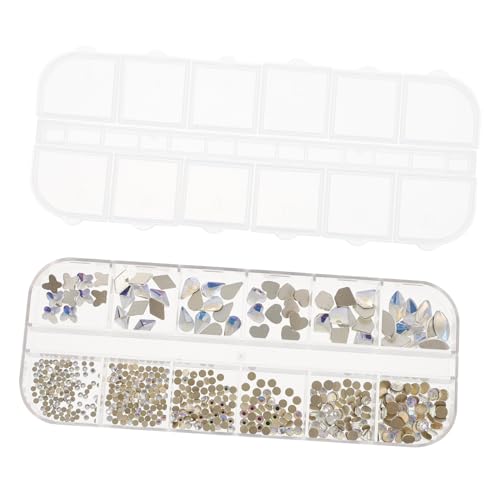 HONITANO 1 Schachtel DIY Nagelkunst Diamanten Farblich Changierende Flache Asymmetrische Nagelsteine für Maniküre Leicht Vielseitig für Profi und Zuhause Nageldekorationen HONITANO 1 Schachtel DIY Nagelkunst Diamanten Farblich Changierende Flache Asymmetrische Nagelsteine für Maniküre Leicht Vielseitig für Profi und Zuhause Nageldekorationen von HONITANO