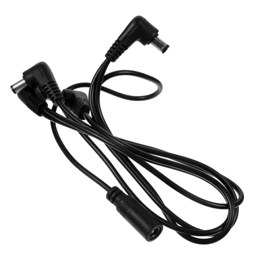 HONITANO 1 Stück Professionelles Gitarreneffekt Pedalkabel mit Geräuschisolierung Schwarz Geeignet für Effektgeräte für Musiker und Gitarrenliebhaber von HONITANO