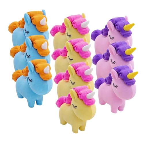 HONITANO 10 Stück Teiliges Einhorn Radiergummi Kreative Duftende Radiergummis für Tragbare Radierer Geeignet als Mitgebsel Kindergeburtstag Schule Büro und Lernhilfe Zufällige Farbe HONITANO 10 Stück Teiliges Einhorn Radiergummi Kreative Duftende Radiergummis für Tragbare Radierer Geeignet als Mitgebsel Kindergeburtstag Schule Büro und Lernhilfe Zufällige Farbe von HONITANO