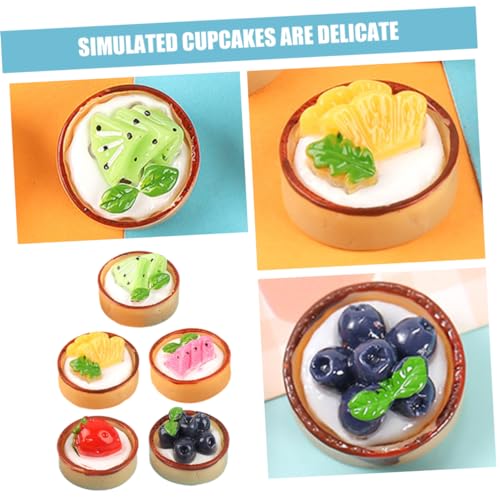 HONITANO 10 Stück Teiliges Miniatur Künstliche Kuchen Deko aus Harz Realistische Kleine Cupcake Modelle Leichte Tortendekoration für Shop Fotografie und Haushalt HONITANO 10 Stück Teiliges Miniatur Künstliche Kuchen Deko aus Harz Realistische Kleine Cupcake Modelle Leichte Tortendekoration für Shop Fotografie und Haushalt von HONITANO