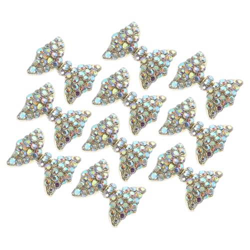 HONITANO 10 Stück Teiliges Nageldekor aus Hochwertiger Legierung Große Schleifen Design Nail Charms Langlebig und Sicher für DIY Maniküre Natürliche und Künstliche Nägel Geeignet für Damen HONITANO 10 Stück Teiliges Nageldekor aus Hochwertiger Legierung Große Schleifen Design Nail Charms Langlebig und Sicher für DIY Maniküre Natürliche und Künstliche Nägel Geeignet für Damen von HONITANO