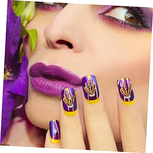 HONITANO 10 Stück Teiliges Nagelkunst mit Legierung Skelett Hand Nail Art Decals Diy Maniküre Zubehör für Natürliche und Künstliche Nägel Einfache Anwendung Dekorative Nageldesigns HONITANO 10 Stück Teiliges Nagelkunst mit Legierung Skelett Hand Nail Art Decals Diy Maniküre Zubehör für Natürliche und Künstliche Nägel Einfache Anwendung Dekorative Nageldesigns von HONITANO