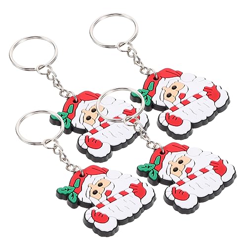 HONITANO 10 Stück Teiliges Weihnachts Schlüsselanhänger Santa Claus Niedlicher Schmuck Leichtes Strapazierfähiges Design für Taschen Rucksäcke Deko zur Weihnachtszeit HONITANO 10 Stück Teiliges Weihnachts Schlüsselanhänger Santa Claus Niedlicher Schmuck Leichtes Strapazierfähiges Design für Taschen Rucksäcke Deko zur Weihnachtszeit von HONITANO