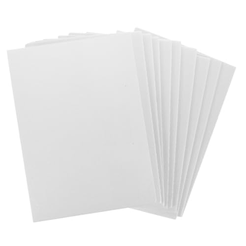 HONITANO 10-teiliges Bettlaken-set Zeichenbrett Für Bastelzubehör Bastelbedarf Bastelschäume Diy Zubehör Diy-versorgung Diy-papierschäume Schäume Selber Machen Schaum Weiß von HONITANO