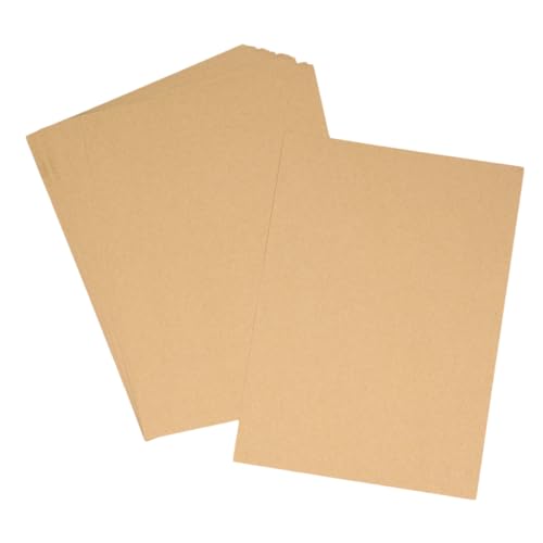HONITANO 100 Blatt Kraftpapier Retro Natur Braun Bastelpapier zum Drucken Schreiben Verpacken DIY Geschenkpapier für Scrapbooking und Kreative Projekte HONITANO 100 Blatt Kraftpapier Retro Natur Braun Bastelpapier zum Drucken Schreiben Verpacken DIY Geschenkpapier für Scrapbooking und Kreative Projekte von HONITANO