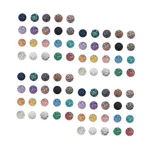 HONITANO 100 Stück Harz Diy -schmuckzubehör Conch-piercing-schmuck Strass-ohrringe Strass Selber Machen Runden von HONITANO