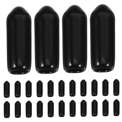 HONITANO 100 Stück PVC Schraubenschutzkappen Schwarz Flexibel Schutzkappen für Drahtenden Kabelabdeckungen Langlebig Vielseitig für Elektroinstallation Industrie und Haushalt HONITANO 100 Stück PVC Schraubenschutzkappen Schwarz Flexibel Schutzkappen für Drahtenden Kabelabdeckungen Langlebig Vielseitig für Elektroinstallation Industrie und Haushalt von HONITANO