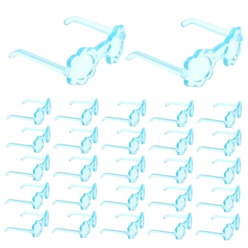 HONITANO 100 Stück Teiliges Puppenzubehör Kristallklare Mini Brillen für Prinzessinnen Puppen Transparente Leichte Spielzeugbrillen als Modisches Accessoire für Puppenhaus Dekoration und HONITANO 100 Stück Teiliges Puppenzubehör Kristallklare Mini Brillen für Prinzessinnen Puppen Transparente Leichte Spielzeugbrillen als Modisches Accessoire für Puppenhaus Dekoration und von HONITANO