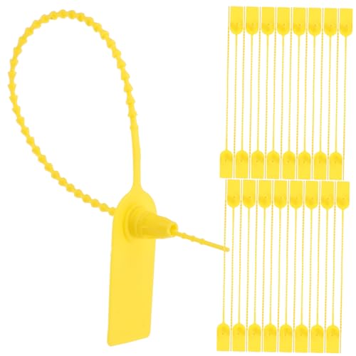 HONITANO 100 Stück Wasserdichte Sicherheitsplomben mit Selbstsicherndem Zip Verschluss Einstellbare Kabelbinder für Transport Versand Behälter und Gepäckkennzeichnung Manipulationssichere HONITANO 100 Stück Wasserdichte Sicherheitsplomben mit Selbstsicherndem Zip Verschluss Einstellbare Kabelbinder für Transport Versand Behälter und Gepäckkennzeichnung Manipulationssichere von HONITANO