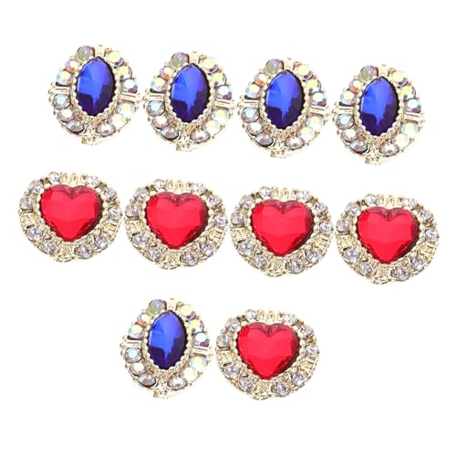 HONITANO 10Stücke Charms Nageldekorationen Für DIY Nail Art Vielseitige Designs Für Maniküre Und Nagelschmuck Für Nail Art Enthusiasten Und Profis von HONITANO