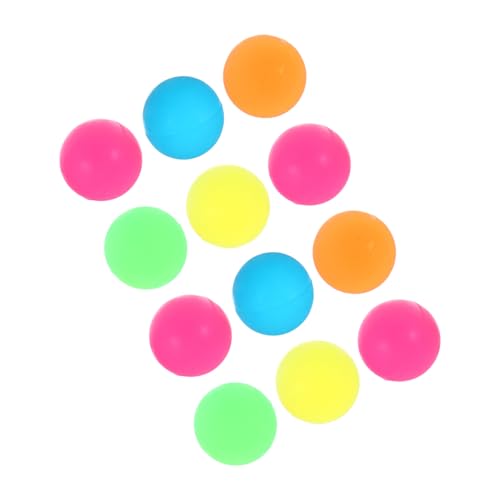 HONITANO 12 Stück Hüpfbauer interaktives interactive toys gieskanne kinderspielzeug kleine kugeln leuchtkugeln leckerbissenball toys for leuchtender Hüpfball von HONITANO