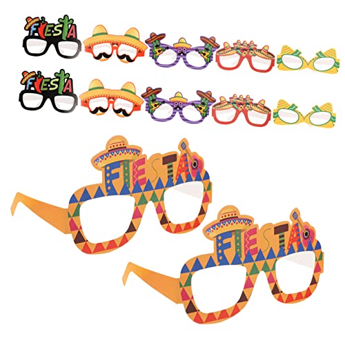 HONITANO 12 Stück Teiliges Mexikanische Papierbrillen für Fiesta Party Lustige Party Augenbrauen Fotorequisiten für Mexikanische Themenfeiern Dekoration für Kostümpartys HONITANO 12 Stück Teiliges Mexikanische Papierbrillen für Fiesta Party Lustige Party Augenbrauen Fotorequisiten für Mexikanische Themenfeiern Dekoration für Kostümpartys von HONITANO