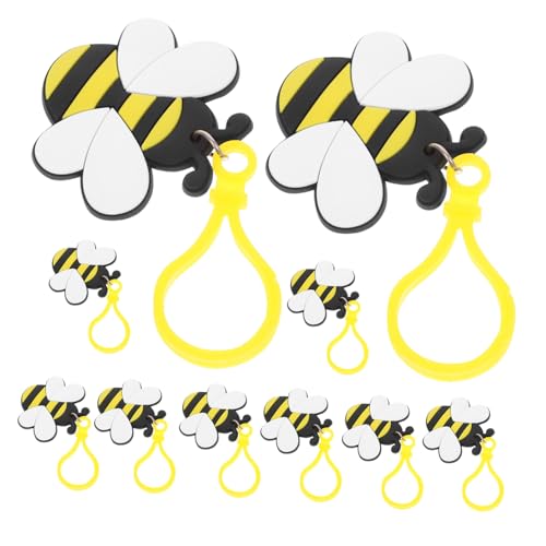 HONITANO 12 Stück Teiliges Niedlicher Bienen schlüsselanhänger Leichte Strapazierfähige Taschen Rucksackdeko Modische Schlüsselringe mit Kreativem Design Party mitgebsel Zufällige Farbe HONITANO 12 Stück Teiliges Niedlicher Bienen schlüsselanhänger Leichte Strapazierfähige Taschen Rucksackdeko Modische Schlüsselringe mit Kreativem Design Party mitgebsel Zufällige Farbe von HONITANO