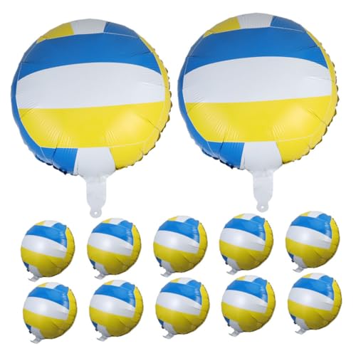 HONITANO 12 Stück Volleyball Folienballons für Sportliche Geburtstagsfeiern und Volleyball Themen Dekorationen für Sportevents und Teamfeiern HONITANO 12 Stück Volleyball Folienballons für Sportliche Geburtstagsfeiern und Volleyball Themen Dekorationen für Sportevents und Teamfeiern von HONITANO