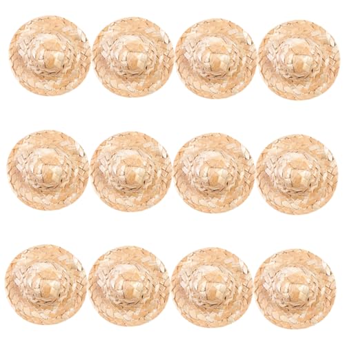 HONITANO 12 Stück Web Bastelhut Dekor Puppen Mini Zylinder Puppen Strickmütze Kleiner Sombrero Miniatur Puppenhut Mini Zylinder Zum Basteln Handgewebte Cowboyhüte Puppenkappe HONITANO 12 Stück Web Bastelhut Dekor Puppen Mini Zylinder Puppen Strickmütze Kleiner Sombrero Miniatur Puppenhut Mini Zylinder Zum Basteln Handgewebte Cowboyhüte Puppenkappe von HONITANO