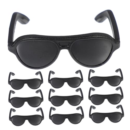 HONITANO 12 Stücke Mini Puppe Sonnenbrille Spielzeug Modische Winzige Gläser Für Puppenhaus Puppen Kleid up Brillen Requisiten von HONITANO