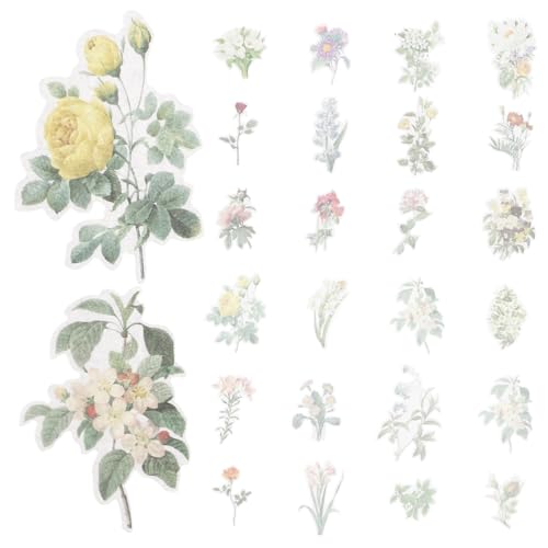 HONITANO 120 Stück Teiliges Retro Blumen Sticker Selbstklebend Vintage Scrapbook Dekoration Vielseitig für Notizbücher Laptops Tagebücher für DIY Bastelprojekte und Geschenkverzierung HONITANO 120 Stück Teiliges Retro Blumen Sticker Selbstklebend Vintage Scrapbook Dekoration Vielseitig für Notizbücher Laptops Tagebücher für DIY Bastelprojekte und Geschenkverzierung von HONITANO