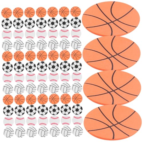 HONITANO 120stücke Sportball-Themen-Sticker Selbstklebende Dekorationsaufkleber Für Kindergeburtstagsfeiern Zubehör Für Scrapbooking Und -mottopartys von HONITANO