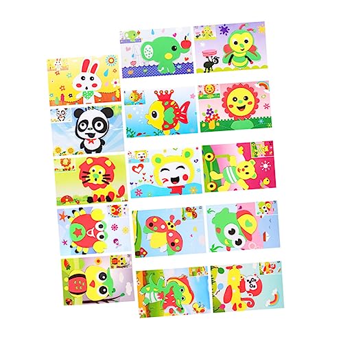 HONITANO 15 Stück Teiliges Eva Sticker für Kleinkinder Kinderfreundliche DIY Bastelsticker aus Sicherem Eva Material Langlebig und Reißfest für Kinderzimmer und Bastelprojekte Zufällige HONITANO 15 Stück Teiliges Eva Sticker für Kleinkinder Kinderfreundliche DIY Bastelsticker aus Sicherem Eva Material Langlebig und Reißfest für Kinderzimmer und Bastelprojekte Zufällige von HONITANO