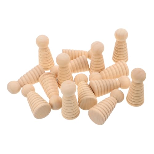 HONITANO 15 Stück Teiliges Unbemalte Holzfiguren aus Naturholz DIY Peg Dolls für Kreative Bastelprojekte Malen und Dekoration Handgefertigte Miniatur Holzpuppen für Familienaktivitäten HONITANO 15 Stück Teiliges Unbemalte Holzfiguren aus Naturholz DIY Peg Dolls für Kreative Bastelprojekte Malen und Dekoration Handgefertigte Miniatur Holzpuppen für Familienaktivitäten von HONITANO