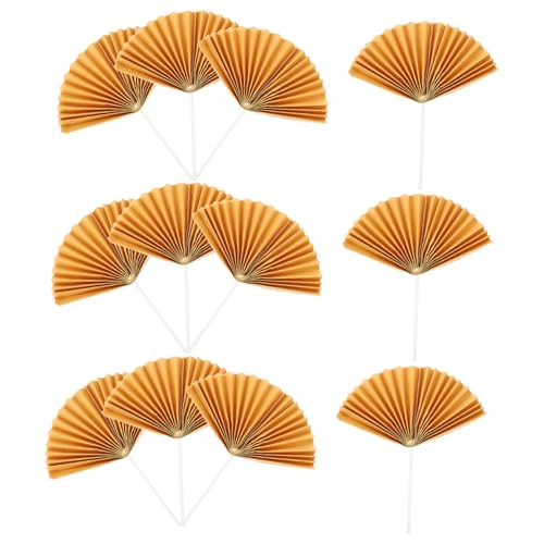 HONITANO 16 Stück Fächer Cupcake Topper Tortendeko für Geburtstagsfeiern Praktische und Leichte Papier Fan Tortenstecker für Stilvolle Feierlichkeiten HONITANO 16 Stück Fächer Cupcake Topper Tortendeko für Geburtstagsfeiern Praktische und Leichte Papier Fan Tortenstecker für Stilvolle Feierlichkeiten von HONITANO