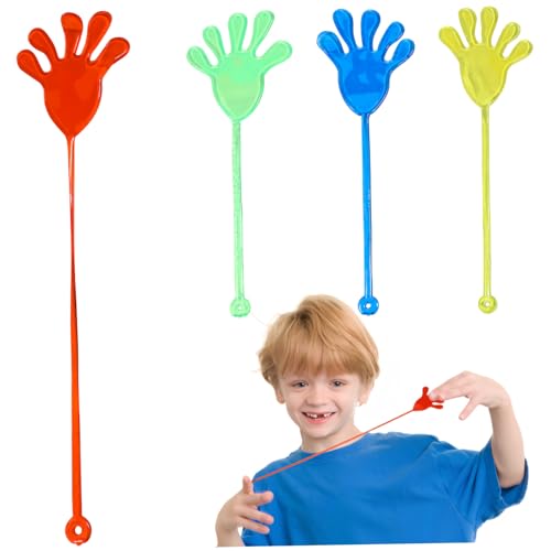 HONITANO 16 Stück Teiliges Dehnbare Klebrige Hände aus TPR Bunte Party Mitgebsel und Klassenzimmerpreise für Leichte Sichere Spielzeuge für Drinnen und Unterwegs Farben Blau Grün Rot Gelb HONITANO 16 Stück Teiliges Dehnbare Klebrige Hände aus TPR Bunte Party Mitgebsel und Klassenzimmerpreise für Leichte Sichere Spielzeuge für Drinnen und Unterwegs Farben Blau Grün Rot Gelb von HONITANO