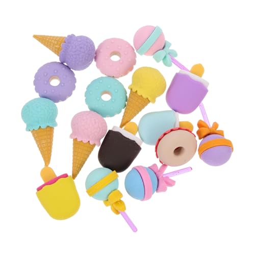 HONITANO 16 Stück Teiliges Radiergummi für Cartoon Süßigkeiten Motiven Bunte Dessert Radierer Praktische und Dekorative Schreibwaren für Schüler und Mitgebsel für Mädchen HONITANO 16 Stück Teiliges Radiergummi für Cartoon Süßigkeiten Motiven Bunte Dessert Radierer Praktische und Dekorative Schreibwaren für Schüler und Mitgebsel für Mädchen von HONITANO