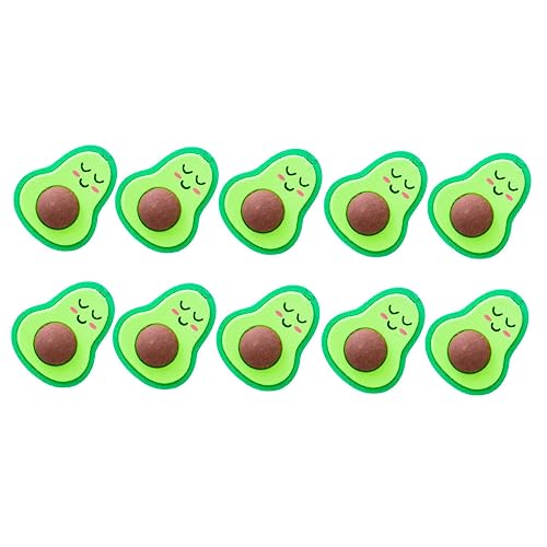HONITANO 18 Stück Teiliges Avocado Radiergummis aus Hochwertigem Tpr Material Niedliche Cartoon Form Leicht zu Entfernen Bleistiftstriche für Schüler Tragbar und Praktisch von HONITANO