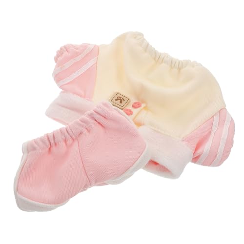 HONITANO 1Satz Kleidung für Baumwollpuppen Teiliges mit Umlegekragen und Kurzer Hose Outfit für Babypuppen zum Verkleiden für Große Puppen von HONITANO