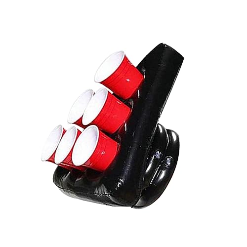 HONITANO 1stück Aufblasbarer Bierhut Mit PVC-Tray Für Partys Spiele Und Feste Lustiges Interaktives Gadget Für Junge Mädchen Und Erwachsene von HONITANO