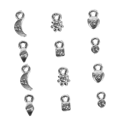 HONITANO 2 Sätze Nail Art Dangle Ornament Manicure Charm Nageldekorationen Vielseitig für DIY Nagelpiercing und Zubehör Silberfarben Elegant und Modisch HONITANO 2 Sätze Nail Art Dangle Ornament Manicure Charm Nageldekorationen Vielseitig für DIY Nagelpiercing und Zubehör Silberfarben Elegant und Modisch von HONITANO
