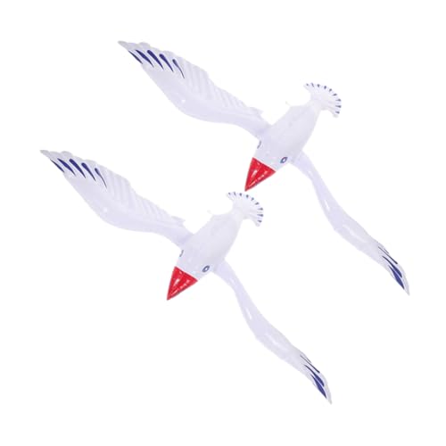 HONITANO 2 Stück Aufblasbare PVC Möwen Wasserballons für Strand Poolparty Vielseitiges Wiederverwendbares Wasserspielzeug für Erwachsene HONITANO 2 Stück Aufblasbare PVC Möwen Wasserballons für Strand Poolparty Vielseitiges Wiederverwendbares Wasserspielzeug für Erwachsene von HONITANO