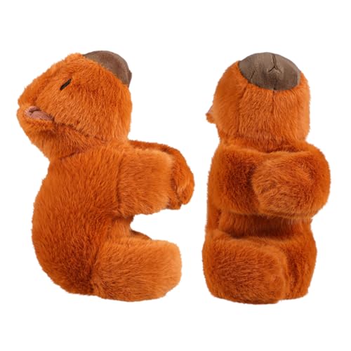 HONITANO 2 Stück Capybara-Puppe für lustige Plüsch-Capybara-Schlagarmband gefüllte Capybara Plüschspielzeug kleine Plüsch -Capybara -Puppe Capybara süß von HONITANO
