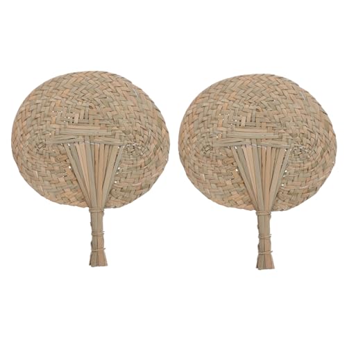 HONITANO 2 Stück Handgefertigte Fächer Natürliche Kühlfächer für Sommerdekoration Tanz und Bühnenaccessoires Elegant für Zuhause HONITANO 2 Stück Handgefertigte Fächer Natürliche Kühlfächer für Sommerdekoration Tanz und Bühnenaccessoires Elegant für Zuhause von HONITANO