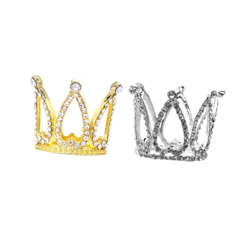 HONITANO 2 Stück Kuchenkrone Tiara- Mini-krone Dekoration Dekorative Tortenkrone Party Kuchenprinzessin Tiara Kronendekor Für Kuchen Klein Geburtstagskuchen Oh Geburtstagsfeier Metall HONITANO 2 Stück Kuchenkrone Tiara- Mini-krone Dekoration Dekorative Tortenkrone Party Kuchenprinzessin Tiara Kronendekor Für Kuchen Klein Geburtstagskuchen Oh Geburtstagsfeier Metall von HONITANO