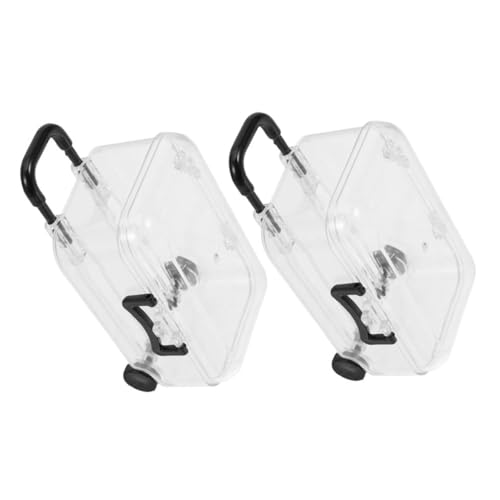 HONITANO 2 Stück Mini -Kleidung Aufbewahrungsbox Mini-puppenhaus-zubehör Mini-Koffer Mini-gepäck-partygeschenk Mini-puppenhauszubehör Minikoffer Für Puppen Plastik Transparent HONITANO 2 Stück Mini -Kleidung Aufbewahrungsbox Mini-puppenhaus-zubehör Mini-Koffer Mini-gepäck-partygeschenk Mini-puppenhauszubehör Minikoffer Für Puppen Plastik Transparent von HONITANO