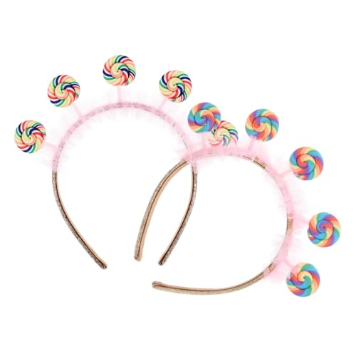 HONITANO 2 Stück Niedliches Pinkes Lollipop haarband für Leichtes Kunststoffmaterial Cartoon prinzessinnen stirnband für Partys und Freizeit Geeignet für Mädchen Ab Jahren HONITANO 2 Stück Niedliches Pinkes Lollipop haarband für Leichtes Kunststoffmaterial Cartoon prinzessinnen stirnband für Partys und Freizeit Geeignet für Mädchen Ab Jahren von HONITANO