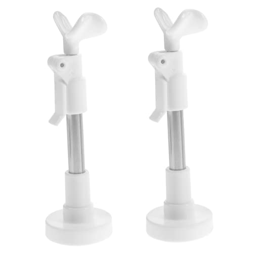 HONITANO 2 Stück Puppenständer Figure Stand puppenzubehör Modellständer messestand Zubehör für Babypuppen Präsentationsständer für Actionfiguren Puppenhalter-Organizer Plastik Weiß von HONITANO
