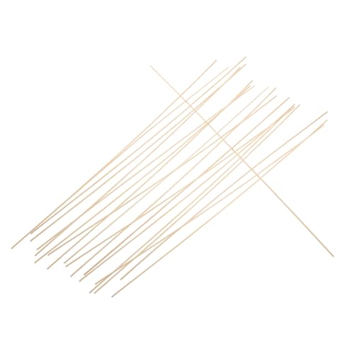 HONITANO 20 Stück Dünne Bambusstäbe Stabile Holzdübel für Kite BAU Vielseitige DIY Bastelstäbe Wetterfeste Bambusstäbe für Kreative Familienprojekte von HONITANO