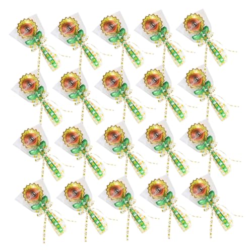 HONITANO 20 Stück Gelbe Sonnenblumen-ballons Handlich für Geburtstagsfeier Shower Hochzeit Partydekoration Vielseitig Einfach Aufblasbar Sommerliches Partyzubehör von HONITANO