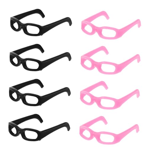 HONITANO 20 Stück Puppenhausbrille Mini Puppenbrille Brille Für Puppe Brille Zum Anziehen Der Puppe Brillen Für Puppen Winzige Brille Brillenrequisiten Für Puppe Abs von HONITANO