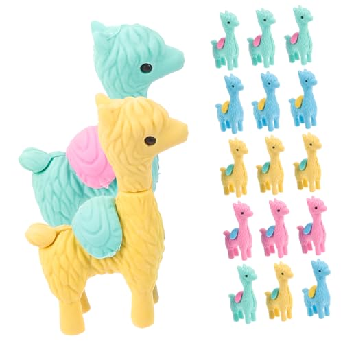 HONITANO 20 Stück Radiergummi auseinander Miniatur Figuren klein Frosch erasers for adventsgeschenke scherzartikel schulzeug sammlerstücke Gummi malen Alpaka-Gummi von HONITANO