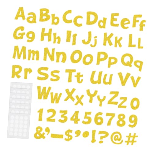 HONITANO 216 Stück Teiliges Glitzer Buchstaben Papier für Pinnwand Dekoration Vielseitige Papierbuchstaben für Klassenzimmer Party und Heimdekor DIY Bastelprojekt Geeignet Selbstklebend HONITANO 216 Stück Teiliges Glitzer Buchstaben Papier für Pinnwand Dekoration Vielseitige Papierbuchstaben für Klassenzimmer Party und Heimdekor DIY Bastelprojekt Geeignet Selbstklebend von HONITANO