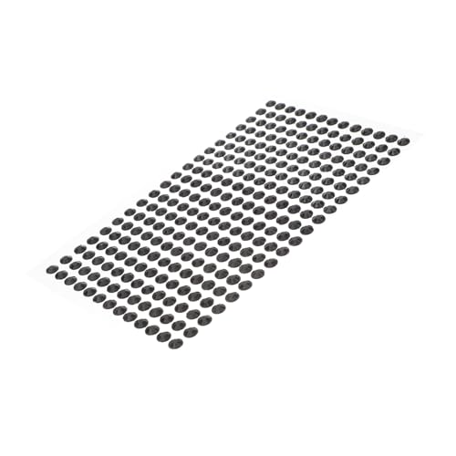HONITANO 234 Stück Teiliges Schwarzes Selbstklebendes Strassband aus Langlebigem Acryl Runde Kristallsteine zum Basteln DIY Dekoration für Auto Haus Fahrrad und Mehr von HONITANO