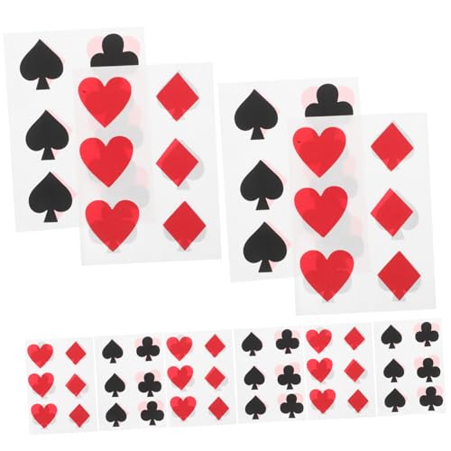 HONITANO 24 Stück Pokal-spielkarten-aufkleber Party Bevorzugt Aufkleber Kartenhalter Für Spielkarten Aufkleber Gastgeschenke Spielkartenhalter Kartenspiel Spielkartenetui Pvc Selbstklebend HONITANO 24 Stück Pokal-spielkarten-aufkleber Party Bevorzugt Aufkleber Kartenhalter Für Spielkarten Aufkleber Gastgeschenke Spielkartenhalter Kartenspiel Spielkartenetui Pvc Selbstklebend von HONITANO