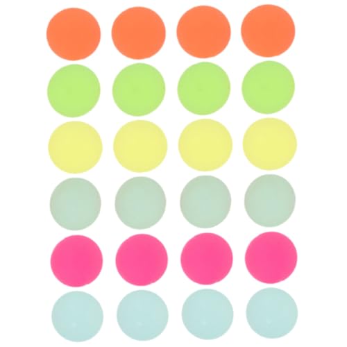 HONITANO 24 Stück Teiliges Leuchtende Bunte Nachtlicht bounce Bälle Springende Spielzeugbälle für Partygeschenke Freizeit Outdoor und Indoor Zufällige Farben Tragbar Zufällige Farbe von HONITANO