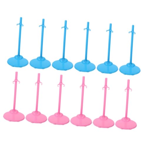 HONITANO 24 Stück Teiliges Puppenständer Stabile in Blau und rutschfeste Doll Display Ständer für Mädchen Actionfigurenhalterung für Regale und Tische HONITANO 24 Stück Teiliges Puppenständer Stabile in Blau und rutschfeste Doll Display Ständer für Mädchen Actionfigurenhalterung für Regale und Tische von HONITANO